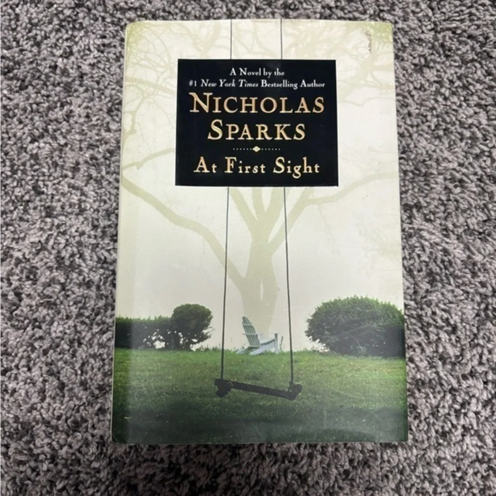Nicholas Sparks 'At First Sight' Hardcover Book